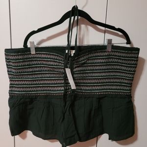 2/30 Peplum tube top NWT